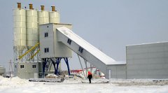 HZS120 Concrete Batching Plant in Russia