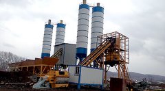 HZS50 Concrete Batching Plant in Peru