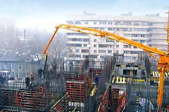 Stationary Hydraulic Concrete Placing Boom